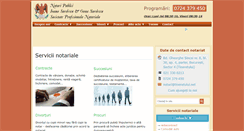 Desktop Screenshot of notariat-tineretului.net