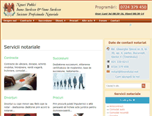 Tablet Screenshot of notariat-tineretului.net